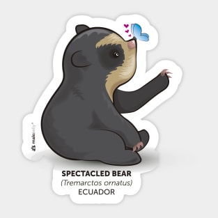 Spectacled Bear Sticker